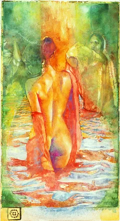 Der rote Saree by Gerd Krenckel
