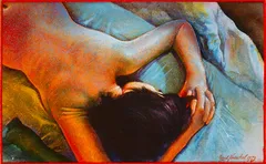 Hannelore im Abendlicht by Gerd Krenckel